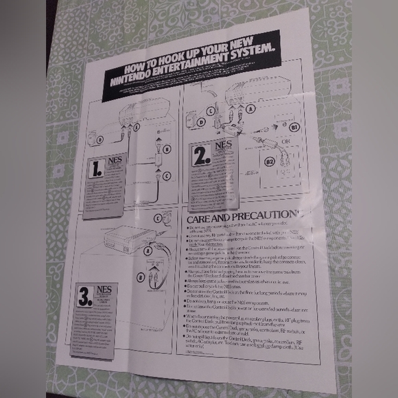 1980s Vintage Nintendo Console Poster - Picture 2 of 4